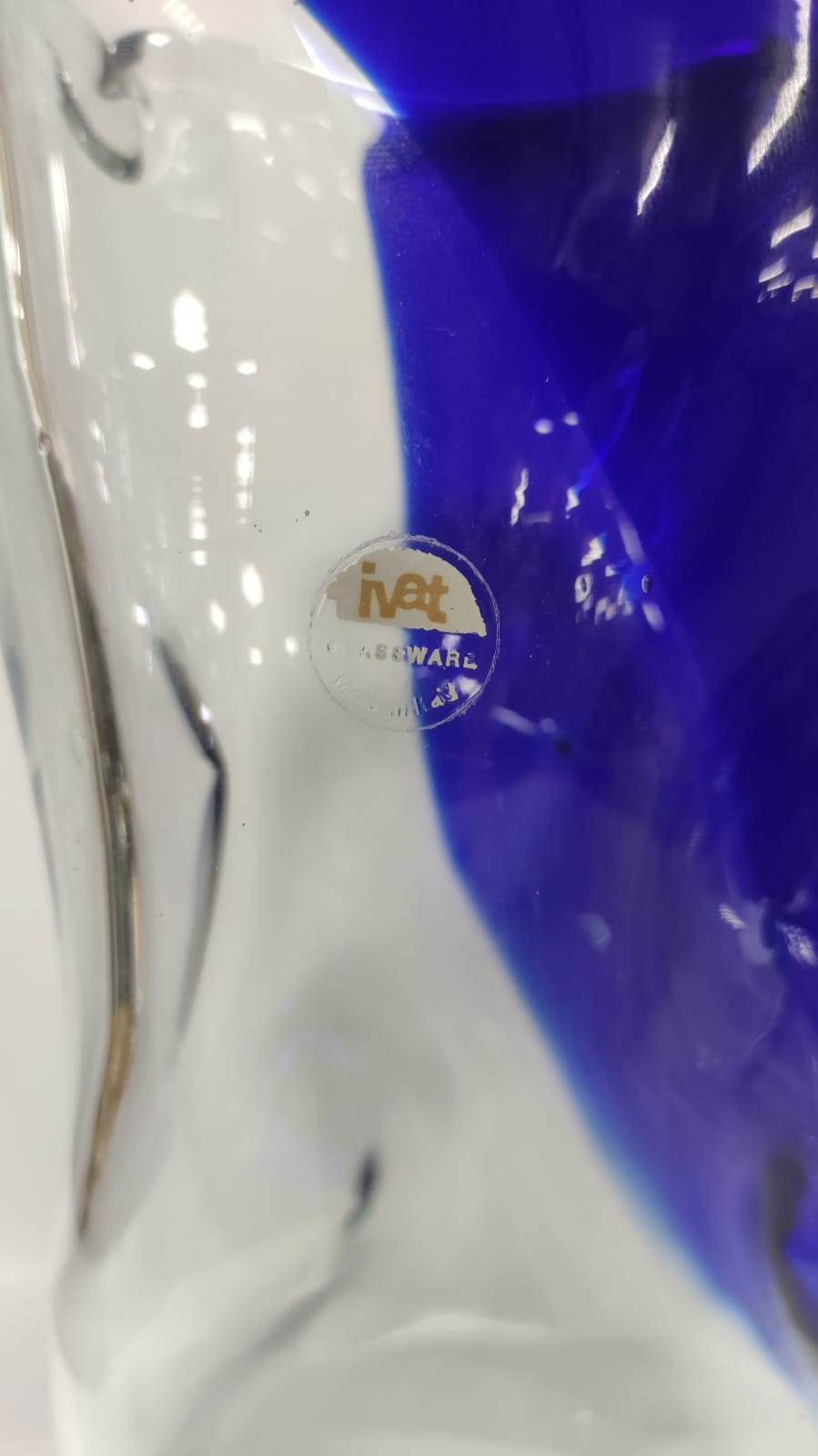Vaso in vetro di Murano Ivat